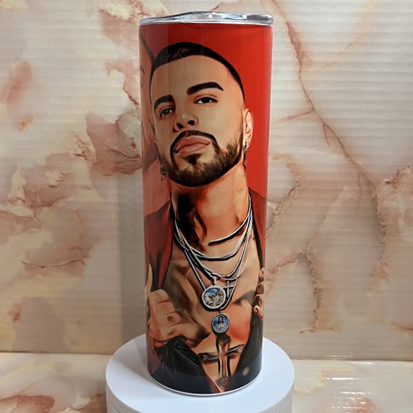 Rauw Alejandro Inspired 20oz Tumbler - Picture 2 of 5